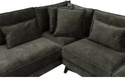 Goossens hoekbank chambre groen stof - 8235588-goossens-chambre-bank-stof-groen-01