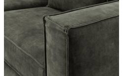 Goossens hoekbank chambre groen stof - 8235588-goossens-chambre-bank-stof-groen-01