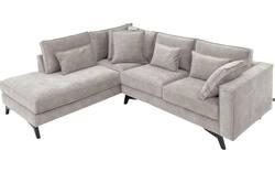 Goossens hoekbank chambre grijs stof - 8235591-goossens-chambre-bank-stof-grijs-01