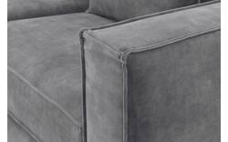 Goossens hoekbank chambre grijs stof - 8235592-goossens-chambre-bank-stof-grijs-01