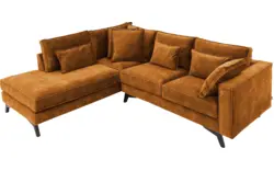 Goossens hoekbank chambre bruin stof - 8235595-goossens-chambre-bank-stof-bruin-01