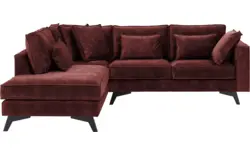 Goossens hoekbank chambre rood stof - 8235597-goossens-chambre-bank-stof-rood-01