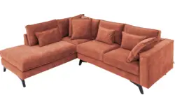 Goossens hoekbank chambre roze stof - 8235604-goossens-chambre-bank-stof-roze-01