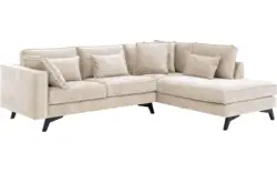 Goossens hoekbank chambre beige stof - 8235606-goossens-chambre-bank-stof-bruin-01