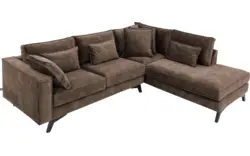 Goossens hoekbank chambre bruin stof - 8235608-goossens-chambre-bank-stof-bruin-01