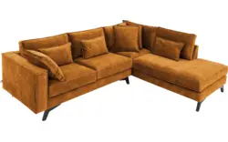 Goossens hoekbank chambre geel stof - 8235611-goossens-chambre-bank-stof-geel-01