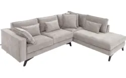 Goossens hoekbank chambre grijs stof - 8235616-goossens-chambre-bank-stof-grijs-01
