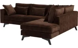 Goossens hoekbank chambre bruin stof - 8235626-goossens-chambre-bank-stof-bruin-01