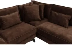 Goossens hoekbank chambre bruin stof - 8235626-goossens-chambre-bank-stof-bruin-01