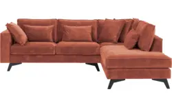 Goossens hoekbank chambre roze stof - 8235629-goossens-chambre-bank-stof-roze-01