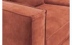 Goossens hoekbank chambre roze stof - 8235629-goossens-chambre-bank-stof-roze-01