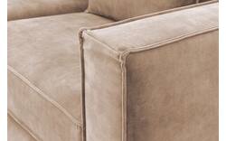 Goossens hoekbank chambre bruin stof - 8235632-goossens-chambre-bank-stof-bruin-01