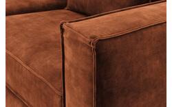 Goossens hoekbank chambre bruin stof - 8235635-goossens-chambre-bank-stof-bruin-01