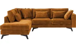 Goossens hoekbank chambre geel stof - 8235636-goossens-chambre-bank-stof-geel-01