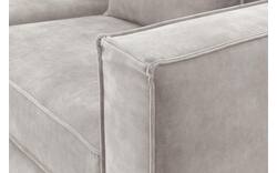 Goossens hoekbank chambre grijs stof - 8235641-goossens-chambre-bank-stof-grijs-01