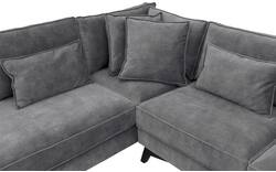 Goossens hoekbank chambre grijs stof - 8235642-goossens-chambre-bank-stof-grijs-01