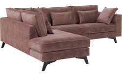 Goossens hoekbank chambre roze stof - 8235643-goossens-chambre-bank-stof-roze-01