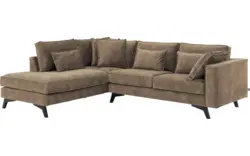 Goossens hoekbank chambre bruin stof - 8235644-goossens-chambre-bank-stof-bruin-01
