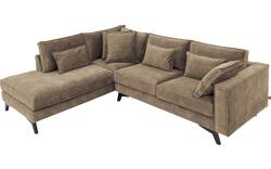 Goossens hoekbank chambre bruin stof - 8235644-goossens-chambre-bank-stof-bruin-01
