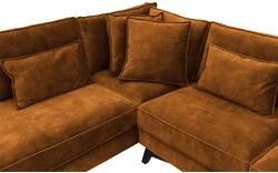 Goossens hoekbank chambre bruin stof - 8235645-goossens-chambre-bank-stof-bruin-01