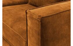 Goossens hoekbank chambre bruin stof - 8235645-goossens-chambre-bank-stof-bruin-01
