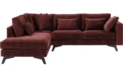 Goossens hoekbank chambre rood stof - 8235647-goossens-chambre-bank-stof-rood-01