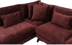 Goossens hoekbank chambre rood stof - 8235647-goossens-chambre-bank-stof-rood-01