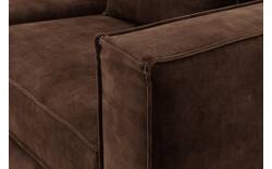 Goossens hoekbank chambre bruin stof - 8235651-goossens-chambre-bank-stof-bruin-01