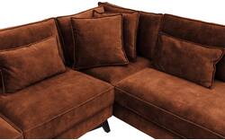 Goossens hoekbank chambre bruin stof - 8235660-goossens-chambre-bank-stof-bruin-01