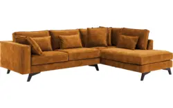 Goossens hoekbank chambre geel stof - 8235661-goossens-chambre-bank-stof-geel-01