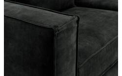 Goossens hoekbank chambre zwart stof - 8235664-goossens-chambre-bank-stof-zwart-01