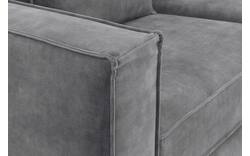 Goossens hoekbank chambre grijs stof - 8235667-goossens-chambre-bank-stof-grijs-01