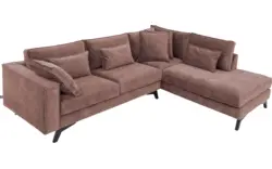 Goossens hoekbank chambre roze stof - 8235668-goossens-chambre-bank-stof-roze-01