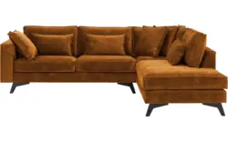 Goossens hoekbank chambre bruin stof - 8235670-goossens-chambre-bank-stof-bruin-01