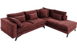 Goossens hoekbank chambre rood stof - 8235672-goossens-chambre-bank-stof-rood-01