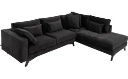 Goossens hoekbank chambre grijs stof - 8235675-goossens-chambre-bank-stof-grijs-01