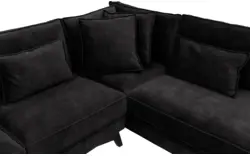 Goossens hoekbank chambre grijs stof - 8235675-goossens-chambre-bank-stof-grijs-01