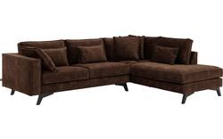 Goossens hoekbank chambre bruin stof - 8235676-goossens-chambre-bank-stof-bruin-02