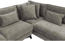 Goossens hoekbank chambre grijs stof - 8235677-goossens-chambre-bank-stof-grijs-01