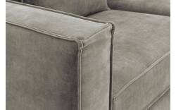 Goossens hoekbank chambre grijs stof - 8235677-goossens-chambre-bank-stof-grijs-01