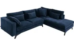 Goossens hoekbank chambre blauw stof - 8235678-goossens-chambre-bank-stof-blauw-01