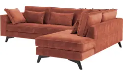 Goossens hoekbank chambre roze stof - 8235679-goossens-chambre-bank-stof-roze-01