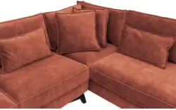 Goossens hoekbank chambre roze stof - 8235679-goossens-chambre-bank-stof-roze-01