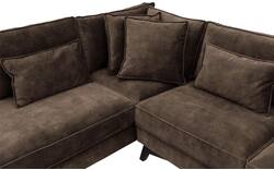 Goossens hoekbank chambre bruin stof - 8235683-goossens-chambre-bank-stof-bruin-01