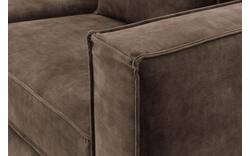 Goossens hoekbank chambre bruin stof - 8235683-goossens-chambre-bank-stof-bruin-01