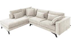 Goossens hoekbank chambre bruin stof - 8235684-goossens-chambre-bank-stof-bruin-01