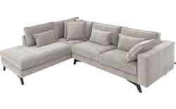 Goossens hoekbank chambre grijs stof - 8235691-goossens-chambre-bank-stof-grijs-01