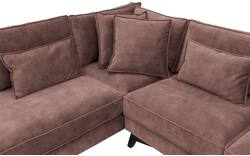 Goossens hoekbank chambre roze stof - 8235693-goossens-chambre-bank-stof-roze-01