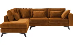 Goossens hoekbank chambre bruin stof - 8235695-goossens-chambre-bank-stof-bruin-01