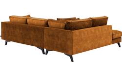 Goossens hoekbank chambre bruin stof - 8235695-goossens-chambre-bank-stof-bruin-01
